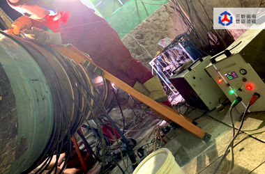 三聯磁電管道消磁機完成中貴線天然氣管道換管工程管道消磁作業